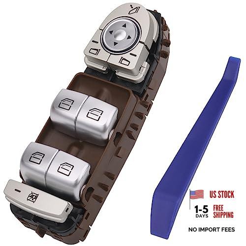 Obaee Master Power Window Switch Front Driver Side Compatible with Mercedes