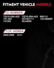 Honda CRV CR CR Front Right Passenger Side Power Window Regulator with Motor
