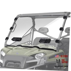 Scratch-Resistant Vented Front Windshield Compatible with Polaris Ranger 2010