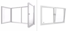 Elite Tilt and Turn 72″ x 48″ Double Sash Triple Pane