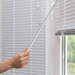 2 Pcs Venetian Blind Rotor Curtain Rod Pull Wand for Curtains Handle