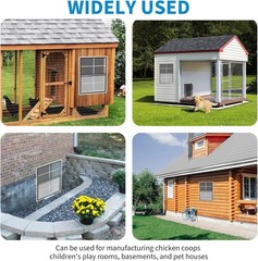 2PCS 18″ x 27″ Shed Window Household Sliding Windows for Shed Chicken Coop