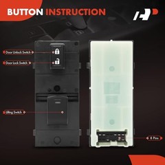 Passenger Side Power Window Switch Compatible with Nissan Frontier 2007-2009,