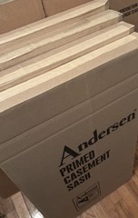 Andersen N30 PrimedCasement Sash with Dual Pane Glass; Part # 0517312
