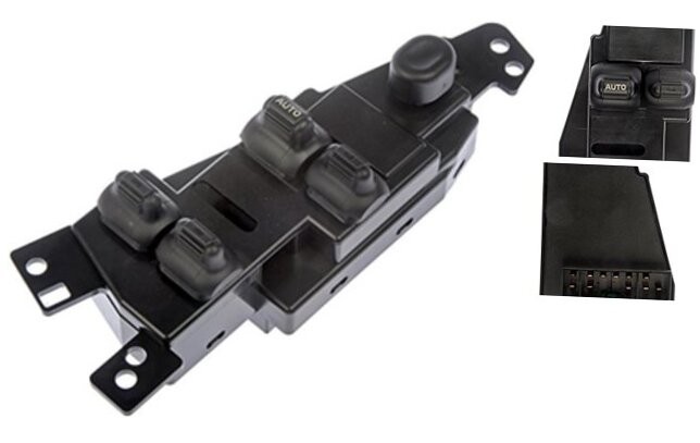 901-400 Front Driver Side Power Window Switch 5 Button Compatible with Select