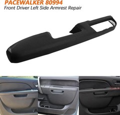 80994 Front Driver Left Side Armrest Repair for 2010-2014 Chevy Avalanche Silver