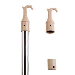1 Set Window Pole Hook Skylight Window Loft Attic Nylon Blinds Hooks