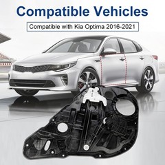 Rear Left Side Power Window Regulator Compatible with Kia Optima 2016 2017 2018