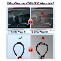 Rear Wiper Arm Blade Set for Volvo XC70 2003-2007, for Volvo V70 2003-2007 Re…