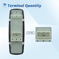 Master Power Window Switch Button Front Left Driver Side Fit for 2011 2012