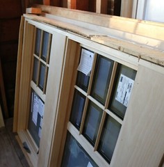 Jeld Wen Siteline Wood Casement Three-Window Assembly – Frame: 71 15/16 X 42 1/4