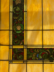 Antique Victorian Stained Glass Windows Set