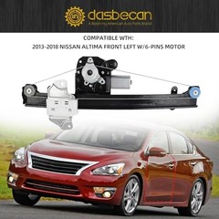 Power Window Regulator w/Motor (6 Pin) Left Driver Side Front 6pins left