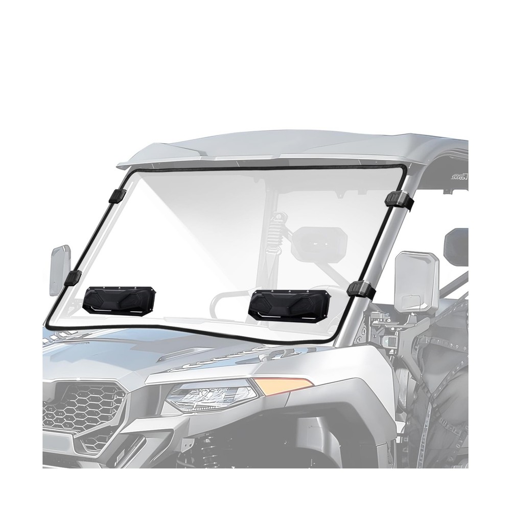 StarknightMT UForce 600 Front Windshield Vented Scratch Resistant Window Comp…