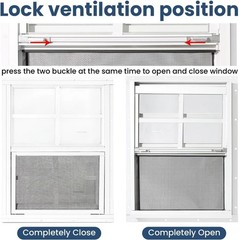 2 Pack 24″ x 36″ Aluminum Shed Windows with Fiberglass Screens