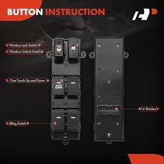 Master Power Window Switch Compatible with Kia Soul 2010 2011 2012 2013,