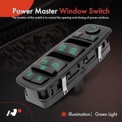 Front Left Driver Side Power Window Switch | Compatible with Volkswagen
