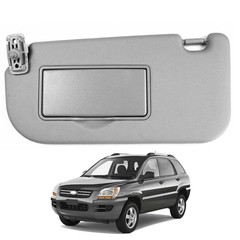 Sun Visor with Mirror Left Driver Side Gray LH Compatible with KIA SPORTAGE