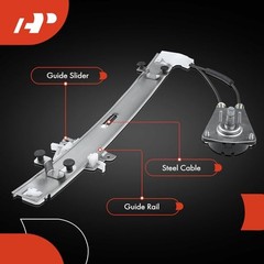 Manual Window Regulator Compatible with Kia Rio 2001-2005 Front Driver (LH)