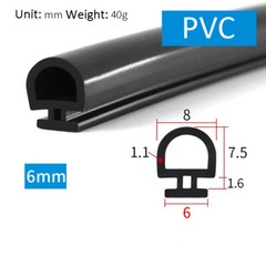 Bubble Gasket Seal for UPVC Doors Windows Rubber Strip Draught Repair 1 Metre