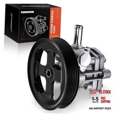 Power Steering Pump, with Pulley, Compatible with Mitsubishi Outlander 2004