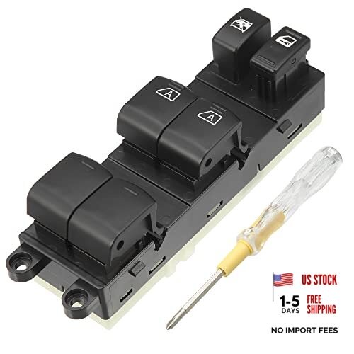 25401-ZT10A Car Master Power Window Switch Set Front Driver Side for Nissan