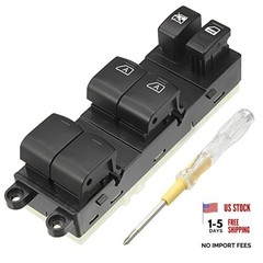 25401-ZT10A Car Master Power Window Switch Set Front Driver Side for Nissan