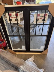 Brand new Harvey casement windows – 2 available