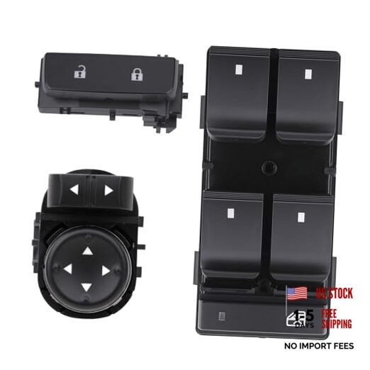 Power Window Control Switch Button & Door Lock & Mirror Switch Front Driver