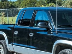Pillar Post Window Trim Compatible with Dodge Dakota 1997-2004 Gloss (Black)