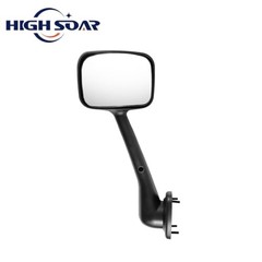 Black Hood Mirror for Freightliner Cascadia 2008-2017, Driver/ Left Side