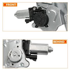 New 1pc Front Passenger (Right) Side Power Window Regulator With Motor