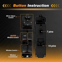 1 AUTO Power Window Switch for Mazda 5 2006 Window Control Switch for Mazda 5