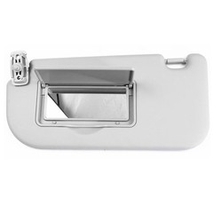 Sun Visor with Mirror Left Driver Side Gray LH Compatible with KIA SPORTAGE