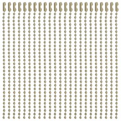 50Pcs Iron Ball Chain Connectors for Jewelry Craft DIY Keychain Bronze Finish