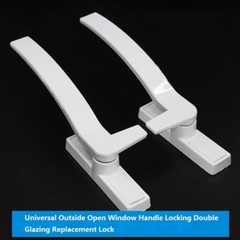 Outside Open Zinc Alloy Window Handle Locking Double Glazing Replacement Lock