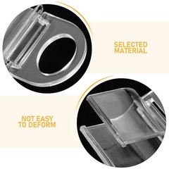 6 Pcs Blind Cover Clips Curtain Retainer Holder Roller Pull Plastic