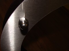 FLAT PORTHOLE FOR DOORS STAINLESS STEEL 230 mm