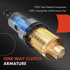 Starter Motor Compatible with Acura MDX 2003 2004 2005 2006 3.5L, 12V 1.6KW