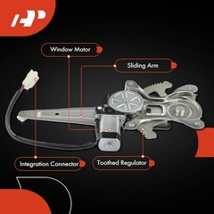 Electric Power Window Regulator with Motor Compatible Rear Driver Side (LH)