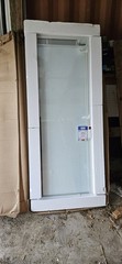 Mastercraft Single-Hung Window 24×60 White Vinyl Frame Double-Pane Frosted