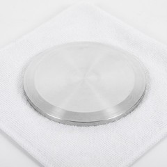 Sanitary Tri Clamp: Solid Blind End Cap, Sanitary Blank Lid, Polished Stainless