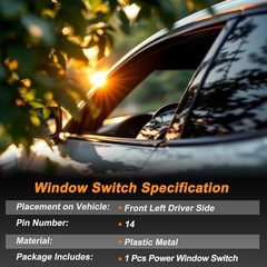 1 AUTO Power Window Switch for Hyundai Sonata 2003-2005 Window Control Switch