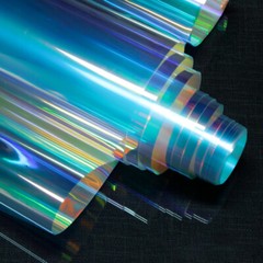 Dichroic Iridescent Window Film Rainbow Self Adhesive Glass Sticker Home Decor