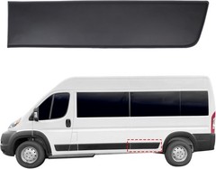 Rear Left Side Quarter Door Molding Panel Extended Black for RAM Promaster 1500