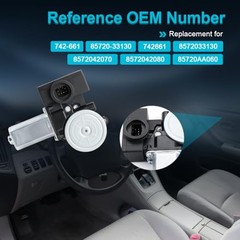 Front Left Power Window Lift Motor Compatible with Toyato Camry RAV4