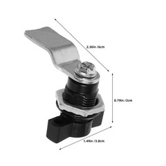 2 Pcs Cam Locks for Cabinets T-handle Locking Latch Distribution