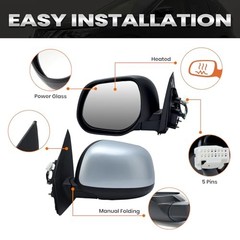 Mirror Compatible with 2011-2022 Mitsubishi Outlander Sport Left Driver Side
