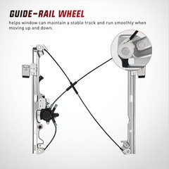 Power Window Regulator with Motor Compatible with 741-443 Front Passenger