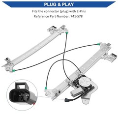 741-578 Rear Driver Side Power Window Regulator with Rear Left Driver Side